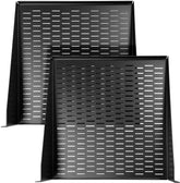 2U Vented Rack Shelf with Protective Edges 18-Inch Deep (Pair)